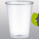 Bicchiere plastica bianco monouso