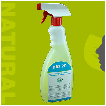 Spray biologico per eliminazione odori molesti