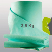 Bobina TNT 3,5kg goffrato verde SATEX
